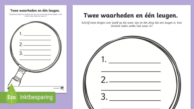 Nieuw Schooljaar - Twee Waarheden En Eén Leugen