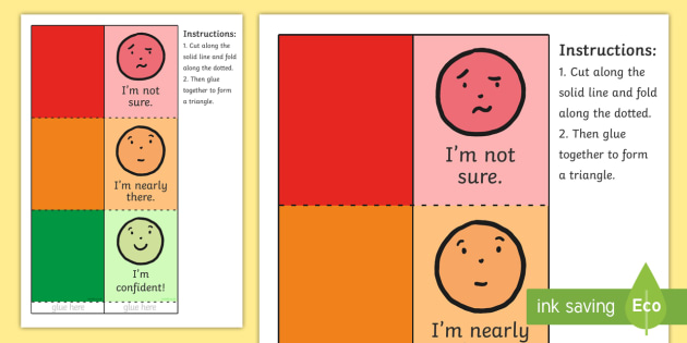 Traffic Light Mood Chart