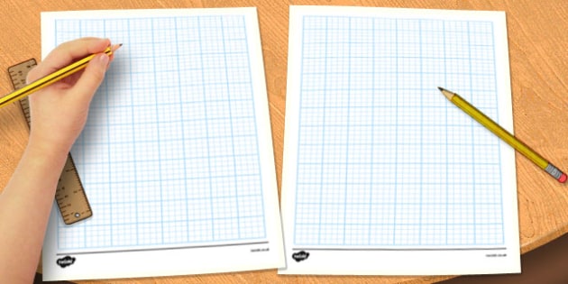 Plain Squared Paper (Teacher-Made) - Twinkl