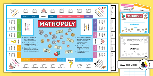 math board games