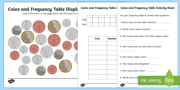 coin recognition worksheets teacher made