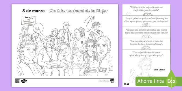 equidad para colorear