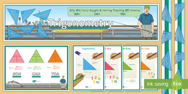 Introduction To Trigonometry Display Pack Gcse Foundation