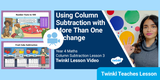 Videos to Support Learning for Addition and Subtraction - Year 4 Subject