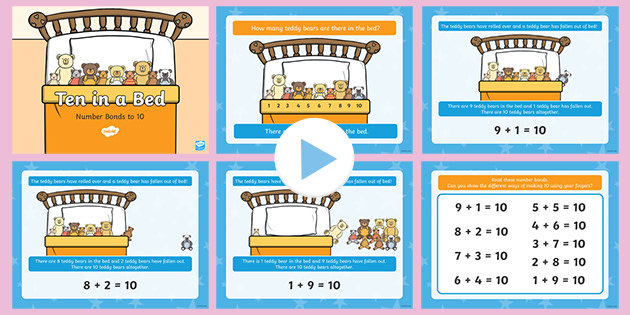 number bonds to 10 Reception and key stage 1 learning resource learn to count