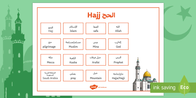 hajj assignment in english