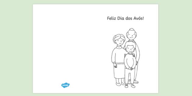 Free Cartao De Dia Dos Avos Teacher Made