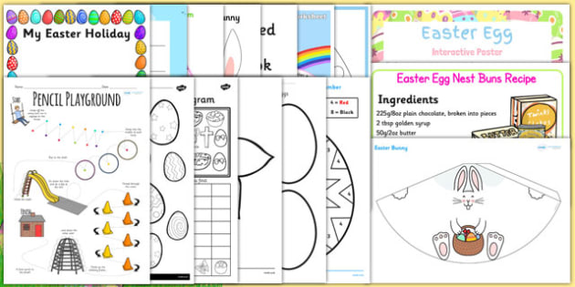 Easter KS1 Home Learning Pack (teacher made)