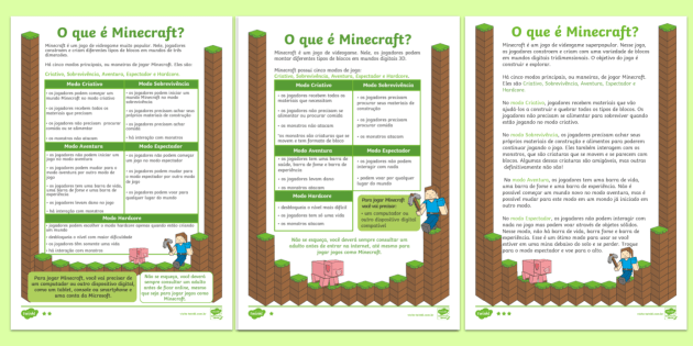 Jogo de Tabuleiro Personalizado Minecraft