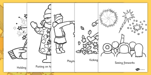 Autumn Colouring Pages - Activities - Primary Resources