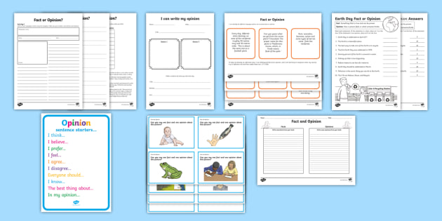 Fact or Opinion Activity Pack (teacher made)