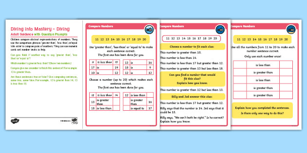 Year 1 White Rose Maths Compatible Compare Numbers