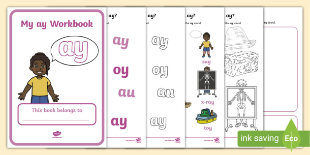 Phase 5 ay Grapheme Workbook (teacher made)