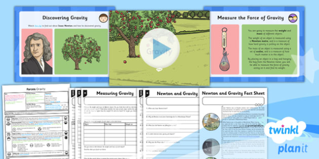 Science: Forces: Gravity Year 5 Lesson Pack 2