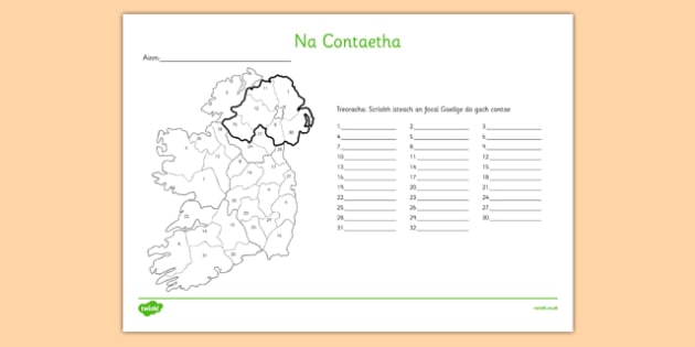 Ireland Worksheets