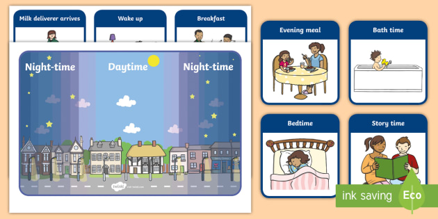 FREE Day And Night Time Activities EYFS Teaching Resource