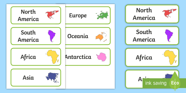 continents-of-the-world-teacher-made-twinkl for Free Printable 7 Continents Flashcards Continents Of The World (Teacher-Made) - Twinkl for Free Printable 7 Continents Flashcards