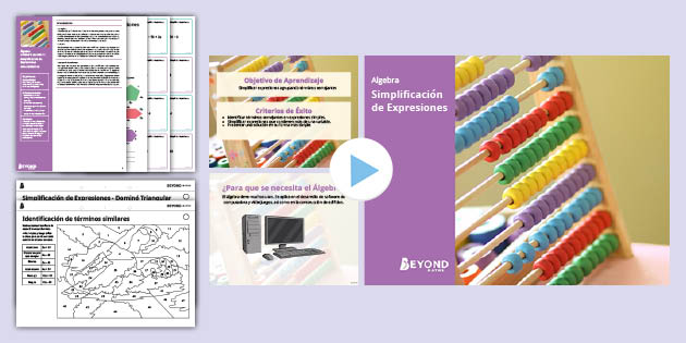 Hojas De Trabajo Para Simplificar Y Evaluar Expresiones Algebraicas
