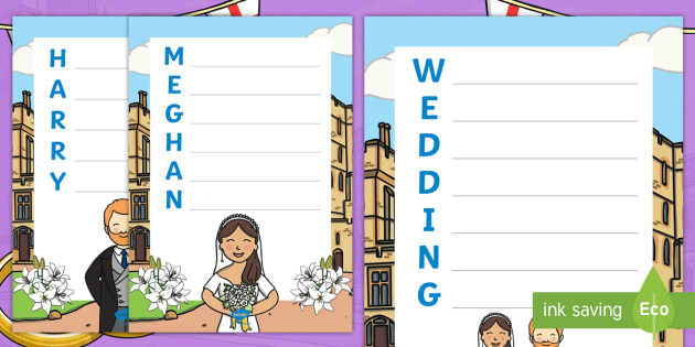 Royal Wedding Acrostic Poem Teacher Made