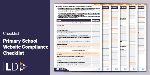 Primary School Website Compliance Checklist