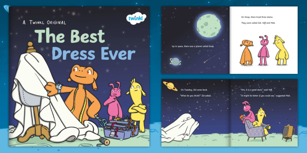 The Best Dress Ever eBook - Growth Mindset Space Story