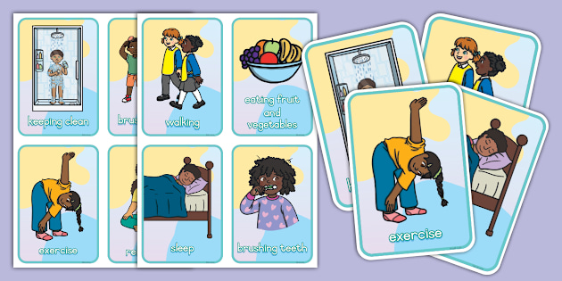 Life Skills Flashcards: Healthy Habits (CAPS Aligned)