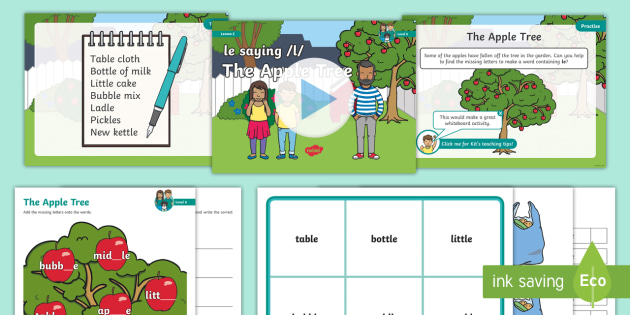 'le saying l' Lesson Plan - Level / Phase 6 Week 8 Lesson 2 Twinkl Phonics