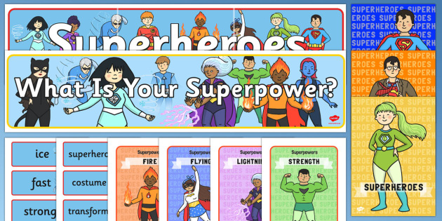 Superhero Role Play Pack- Superhero, superheroes, hero, role