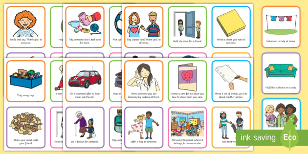 40 Acts of Kindness Cards (teacher made)