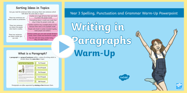 writing better paragraphs