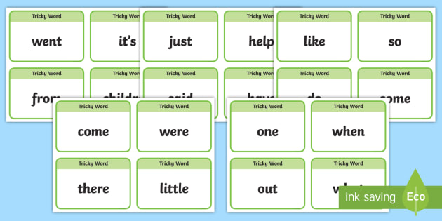 FREE! - Phase 4 High Frequency Word Cards - Tricky word cards ...