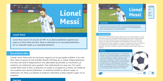 Biografia de Lionel Messi: História de vida motivacional e