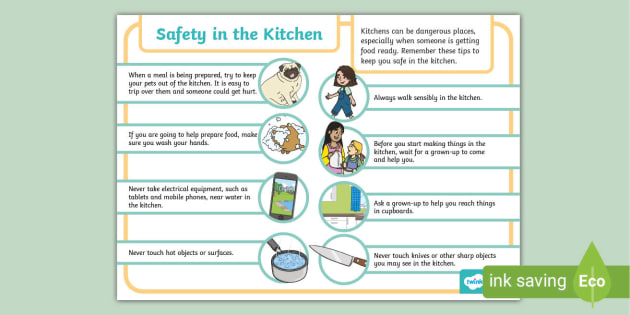 Kitchen Safety Worksheets and Activities Pack - The Super Teacher