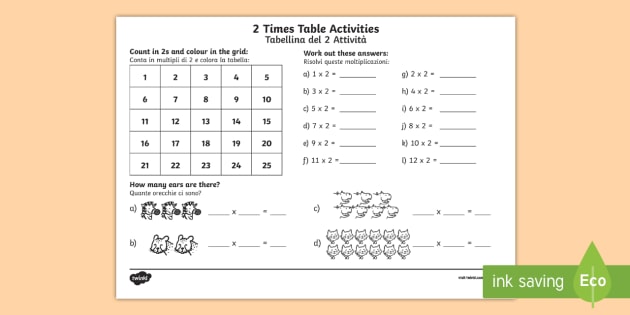 2x table worksheet ks1 pictures new idea