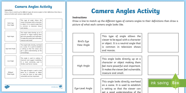 AS Film Studies: Camera Movements