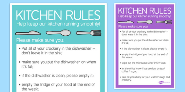 Help Keep Our Kitchen Running Smoothly, How To Keep Kitchen Tidy