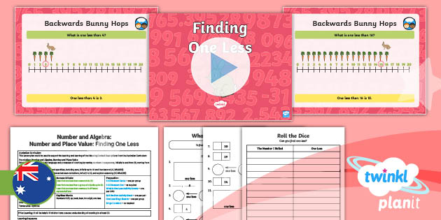 Foundation Number and Place Value: One More and One Less 2