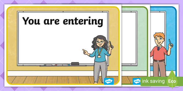 👉 Editable Classroom Welcome Signs (Design 2) - Twinkl