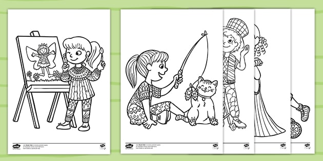 We Are All Different Mindfulness Colouring Pages