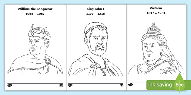 british kings and queens colouring pages teacher made