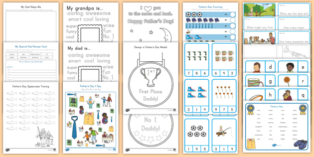 printable father s day worksheets activity pack