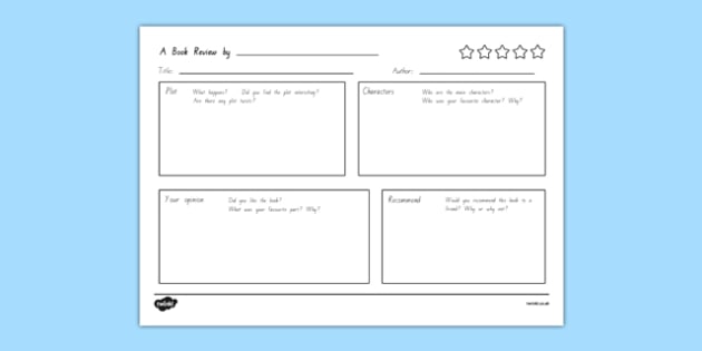 Writing Chapter Summary Worksheet Book Report Template Set To Simplify