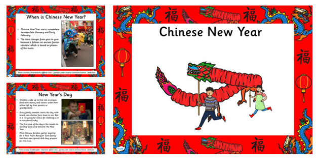 Chinese New Year Information PowerPoint EYFS - chinese new year