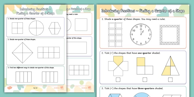 Practice Fractions Worksheets • Twinkl.com.au