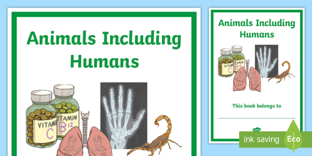 Animals Including Humans Editable Title Page (teacher made)