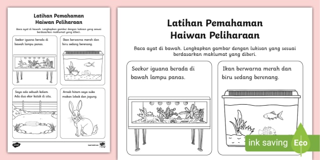 Binatang Peliharaan In English