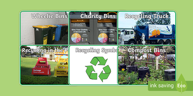Recycling Display Photos (teacher made)