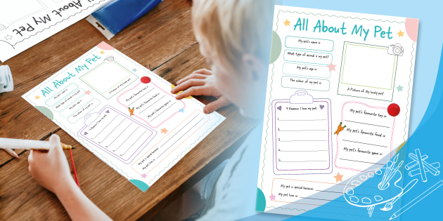 all-about-my-pet-activity-poster-teacher-made-twinkl for All About My Pet Free Printable All About My Pet Activity Poster (teacher made) - Twinkl for All About My Pet Free Printable