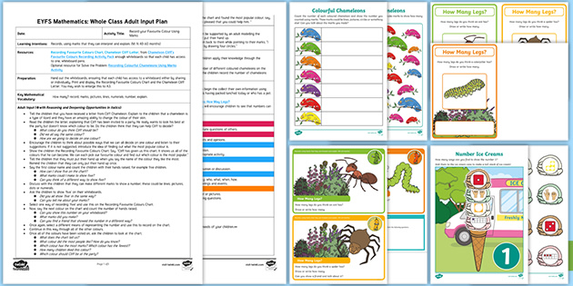 EYFS Maths: Record your Favourite Colour Using Marks Whole Class Adult ...