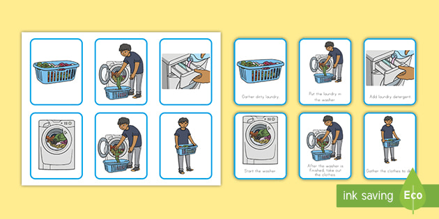 How to wash clothes deals step by step